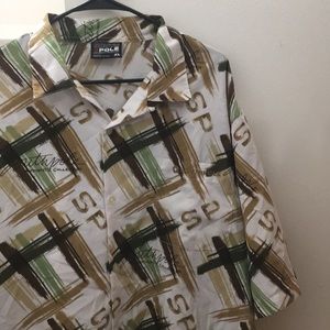 South Pole - 100% Polyester Shortsleeve Buttondown